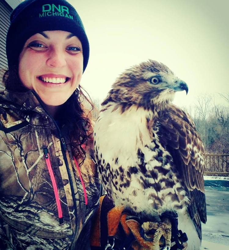 Sarah and Falcon