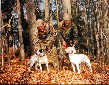 turkey trot acres lodge photo featuring dogs Shot and Kelly